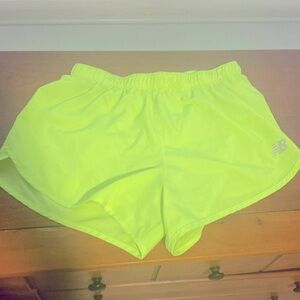 NEW BALANCE• Size M• Fluorescent Green Athletic Shorts